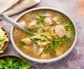 Chicken lemon Coriander Soup