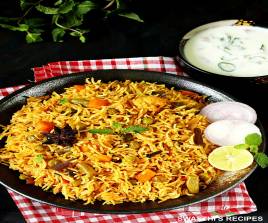 Steam Veg Biryani